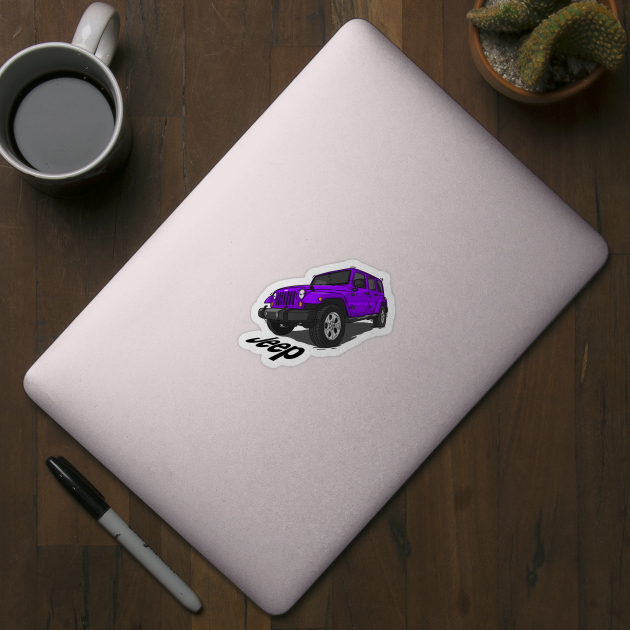 Jeep Wrangler - Purple by 4x4 Sketch